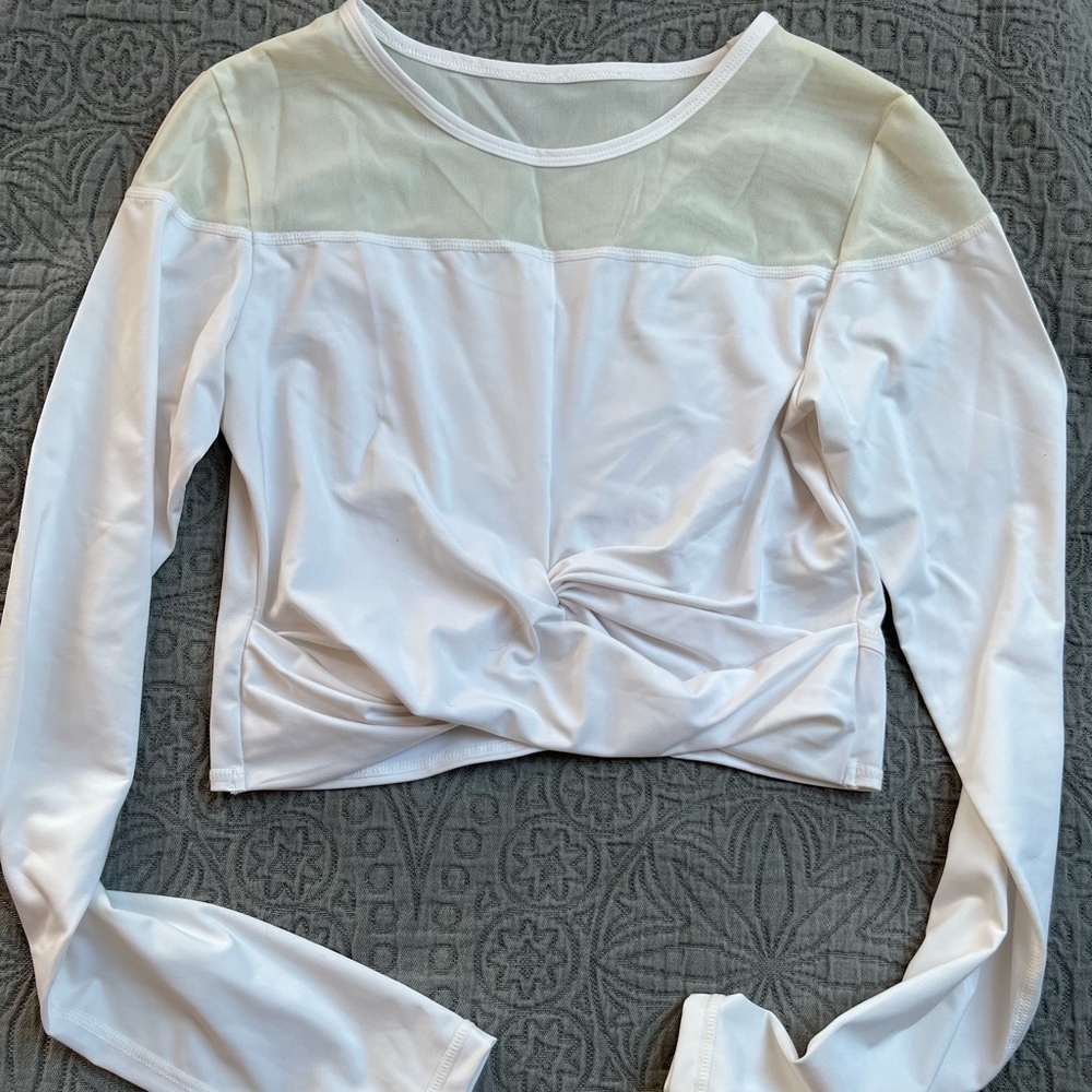 Buffbunny long sleeve crop top